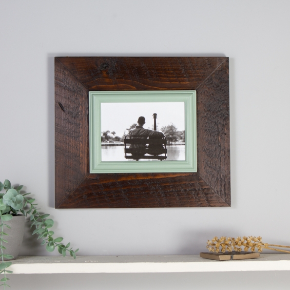 Reclaimed Timber Picture Frame Wedding Gift Idea 1