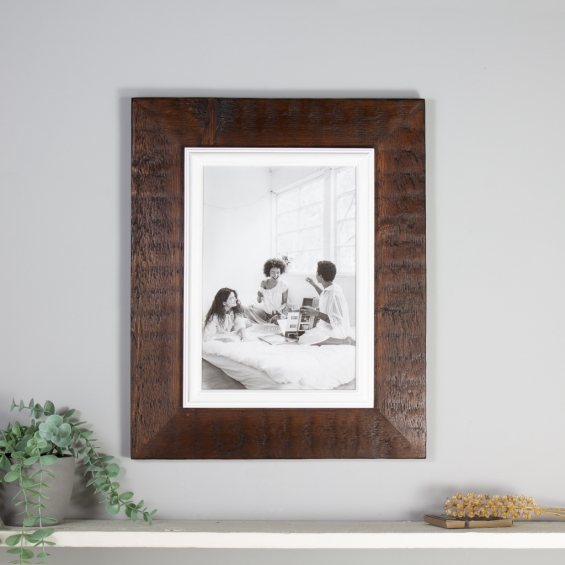Reclaimed Timber Picture Frame Wedding Gift Idea 5