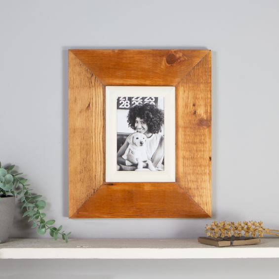 Reclaimed Wooden Photo Frame Handmade In The UK 5jpg