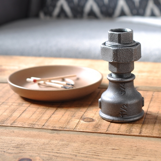 Industrial Style Candle Holders