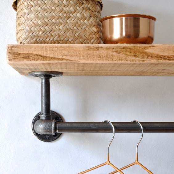 Portobello Industrial Clothes Shelf