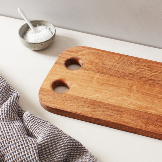 Reclaimed Oak Egg And Breakfast Board