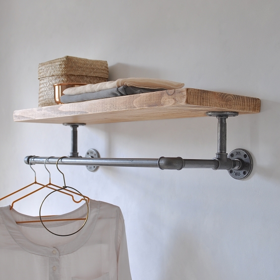Portobello Industrial Clothes Shelf