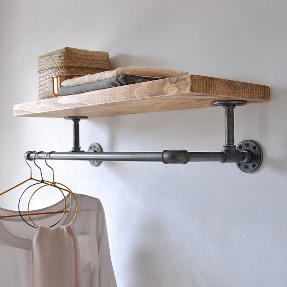 Portobello Industrial Clothes Shelf