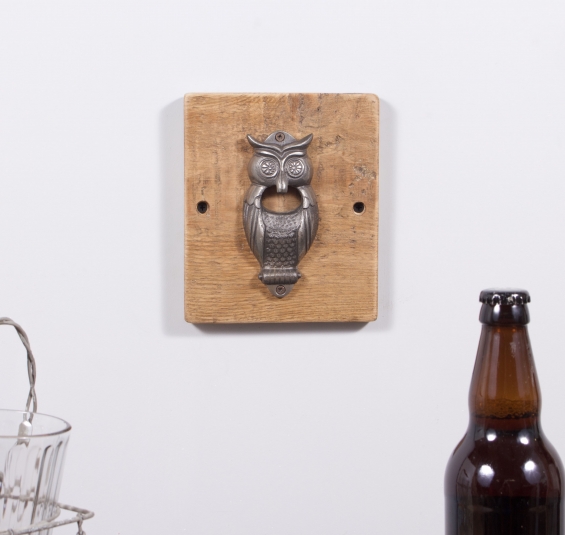 Reclaimed Owl Bottle Opener