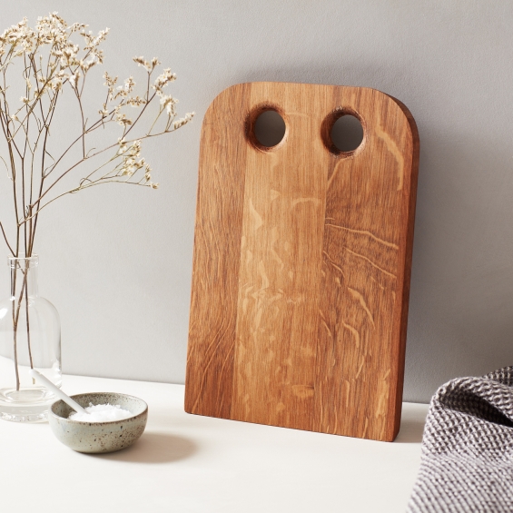 Reclaimed Oak Egg And Breakfast Board