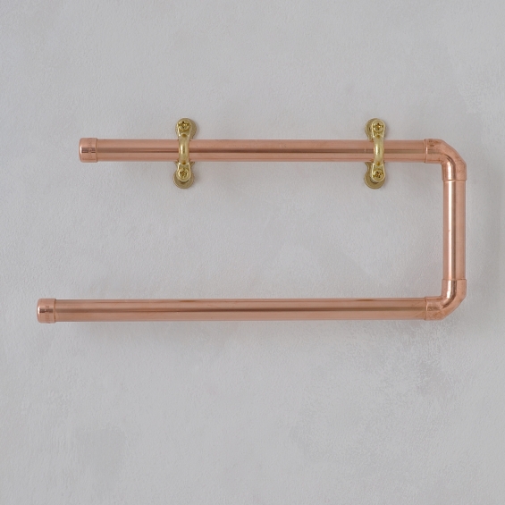 Copper Bathroom Towel Rail