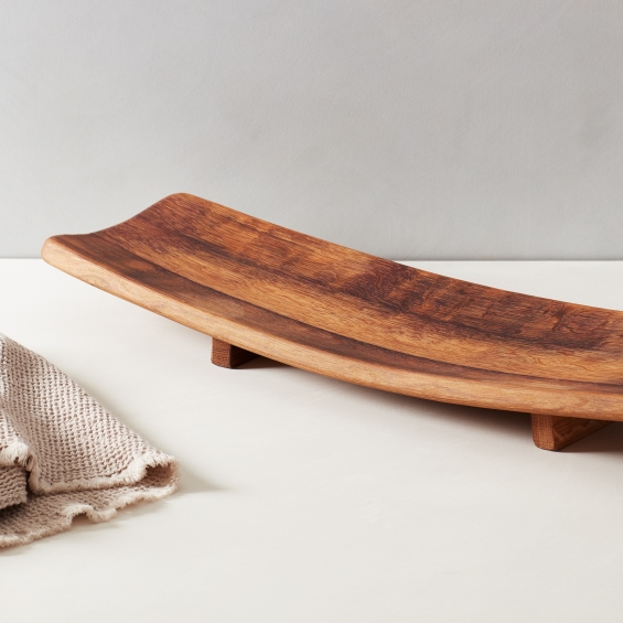 Reclaimed Oak Serving Platter Large