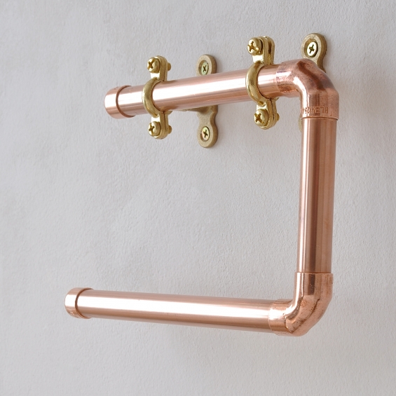 Copper Kitchen Towel Rail