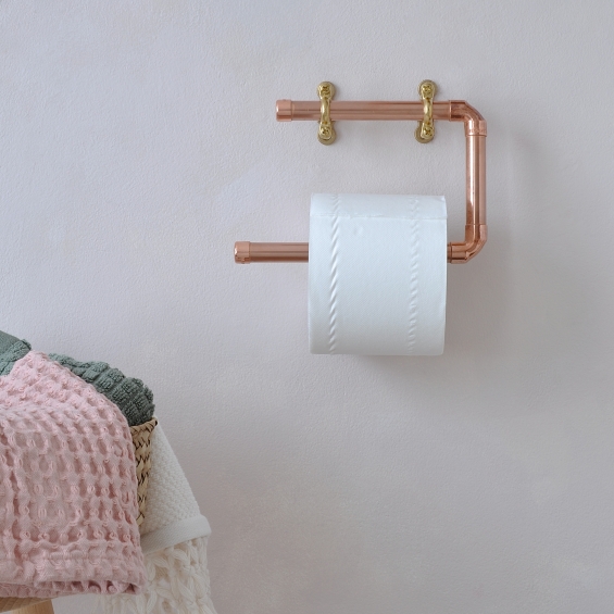 Copper Toilet Roll Holder
