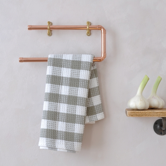 Copper Kitchen Towel Rail