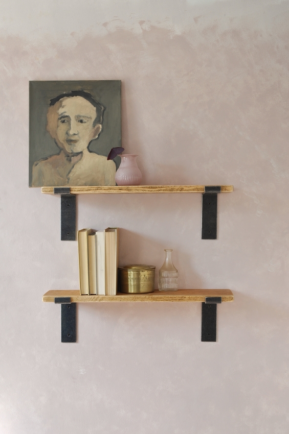 Dulwich Industrial Wood And Steel Shelf