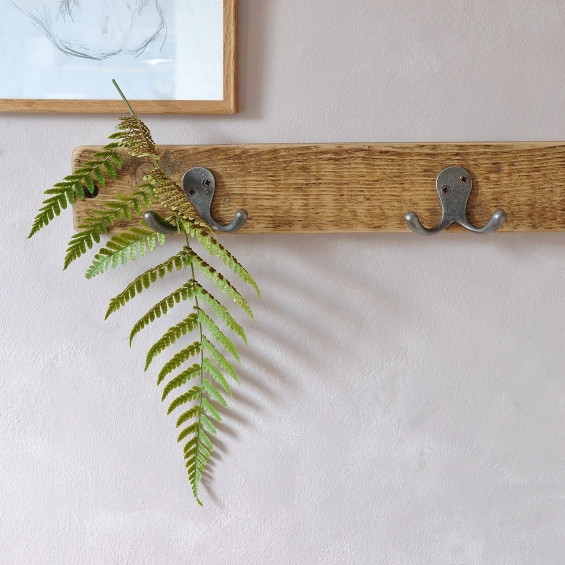 The Florence Reclaimed Wood Double Coat Hook