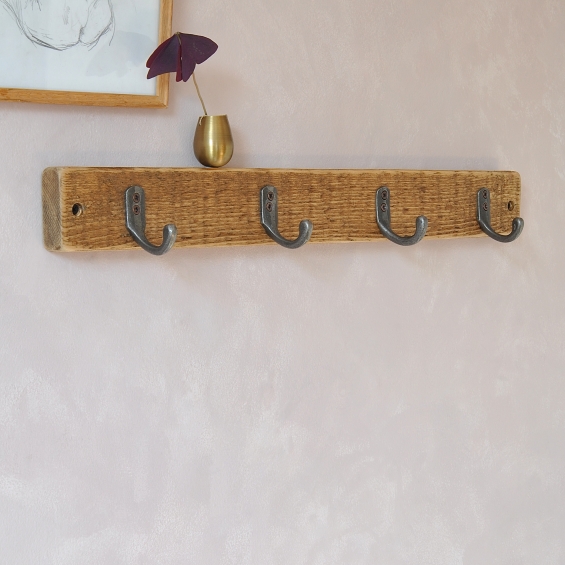 The Florence Reclaimed Wood Single Coat Hook