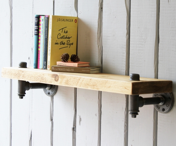 Railroad Industrial Pipe Shelf