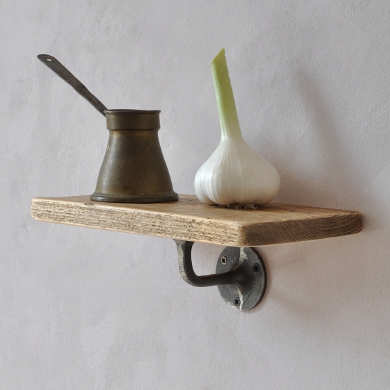 Pimlico Wood And Steel Set Of Three Shelves