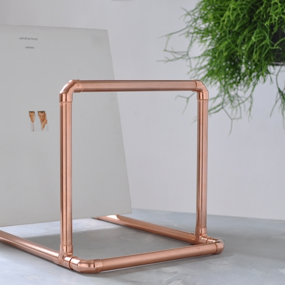 Copper Vinyl Record Holder