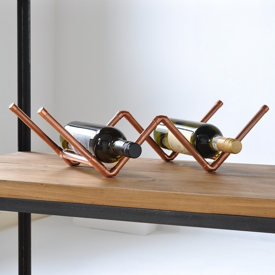 Copper Wine Rack