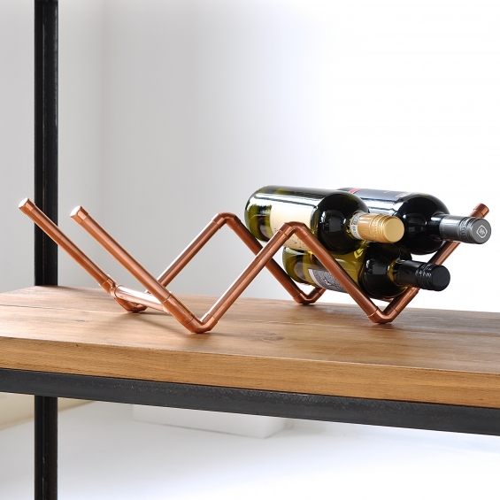 Copper Wine Rack