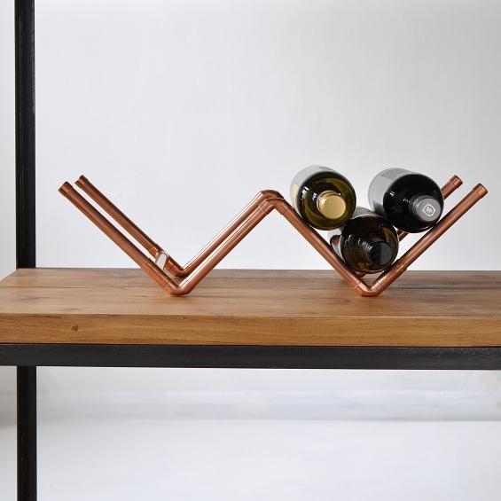 Copper Wine Rack