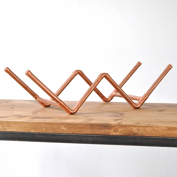 Copper Wine Rack