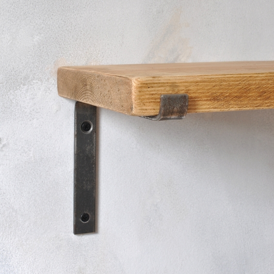 Brompton Wood And Steel Shelf