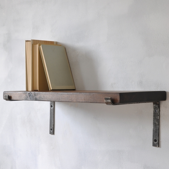 Brompton Wood And Steel Shelf