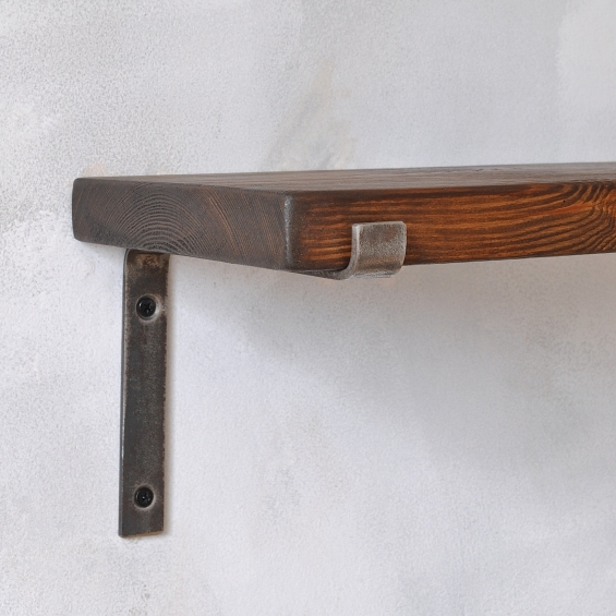 Brompton Wood And Steel Shelf