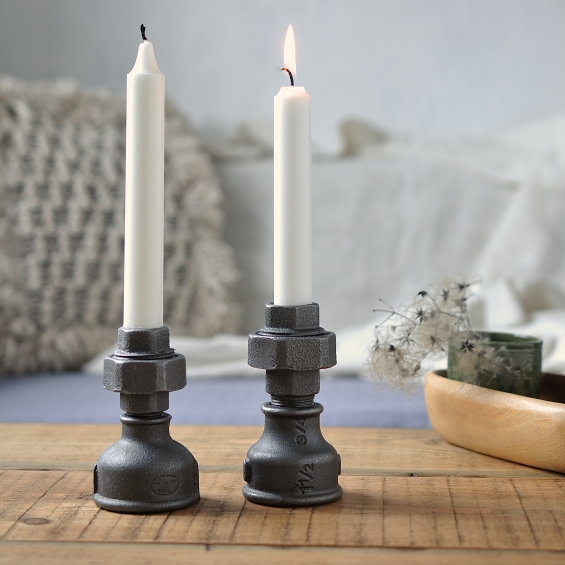 Industrial Style Candle Holders