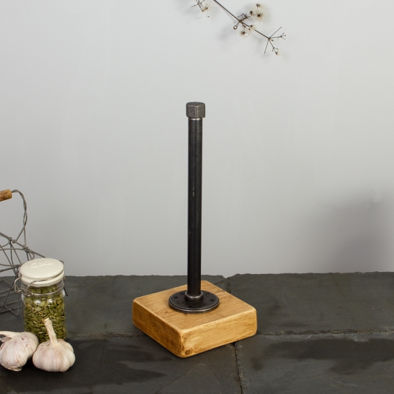 Industrial Steel Kitchen Roll Holder