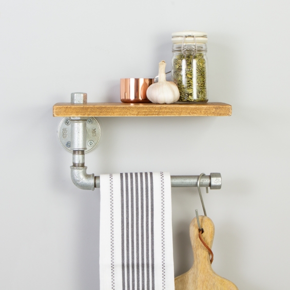 Industrial Kitchen Storage Rail And Shelf Galvanised