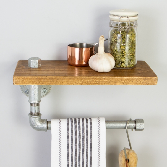 Industrial Kitchen Storage Rail And Shelf Galvanised