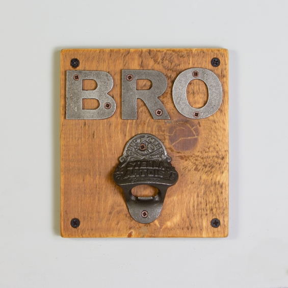 Bro Reclaimed Wood Bottle Opener