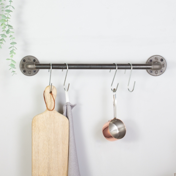 Industrial Kitchen Storage Rail