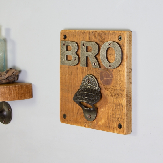 Bro Reclaimed Wood Bottle Opener