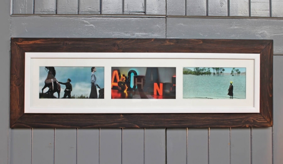 Reclaimed Wooden Landscape Aperture Photo Frame 4