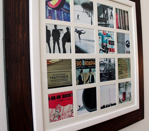 Reclaimed Wooden Multi Aperture 16 Photo Frame 4