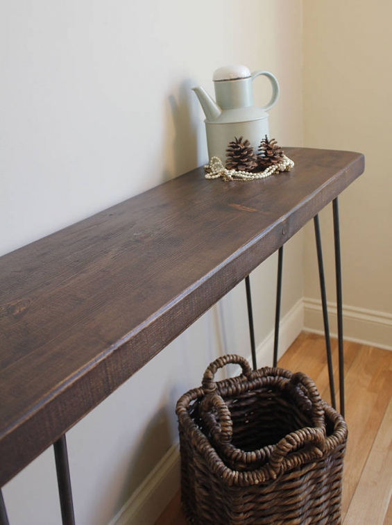 Industrial Style Console Table