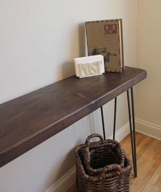 Industrial Style Console Table