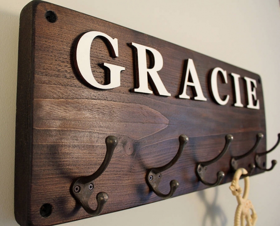 Personalised Childrens Coat Hook