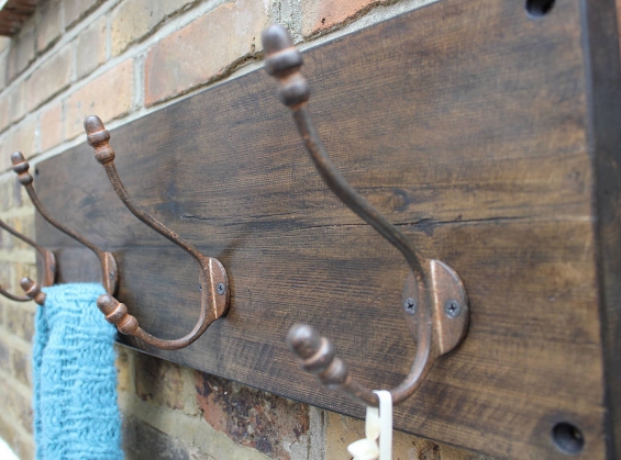 Reclaimed Wooden Acorn Hat And Coat Hook